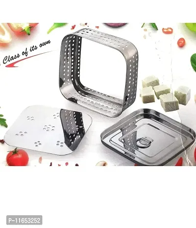 MAHA CREATION Stainless Steel Square Shape Paneer Mould Maker, 500ml-thumb2
