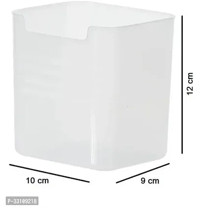 Plastic Fridge Container 1000 Ml Pack Of 6 White-thumb3