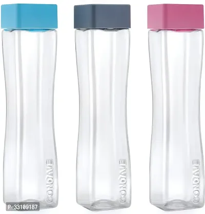 Gym School Office Water Bottle For Home 800 Ml Bottle Pack Of 3 Multicolor Plastic