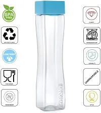 Gym School Office Water Bottle For Home 800 Ml Bottle Pack Of 3 Multicolor Plastic-thumb1