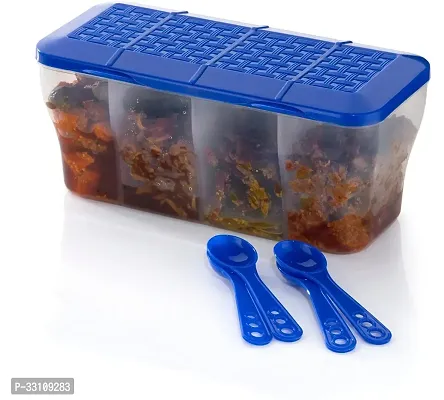 Plastic Grocery Container 1800 Ml Pack Of 2 Blue-thumb2