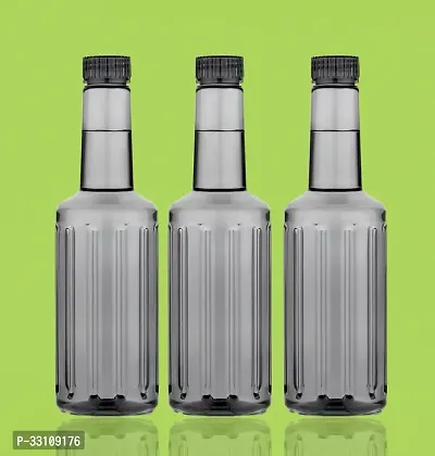 For Kitchenoffice Sports School Travelling Gym Water Bottl 850 Ml Bottle Pack Of 3 Grey Plastic-thumb0