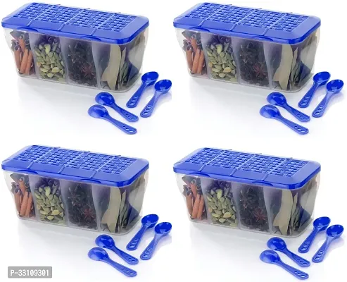 Plastic Fridge Container 1800 Ml Pack Of 2 Blue-thumb5