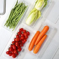 Plastic Fridge Container 1500 Ml Pack Of 3 Clear-thumb2