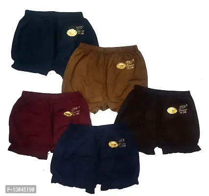 OneHalf Boyshort Panties for Women, Ladies Boyshorts Panty,Boy Short Panties for Girls,Cotton Boyshorts Combo Pack (Pack of 5) (95 cm, Plain)