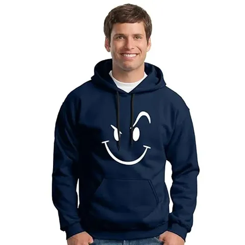 Elegant Blend Long Sleeves Hoodies For Men