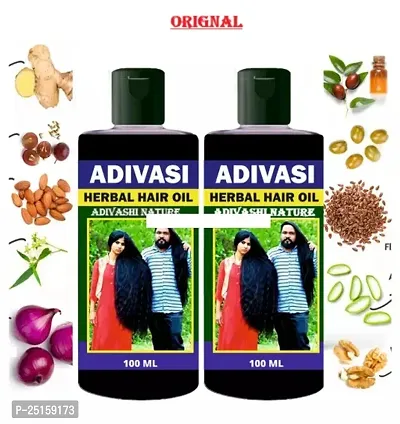 Adivasi Neelambari All Type of Hair Problem Herbal Growth Hair Oil Dandruff Control 100 ml-thumb0