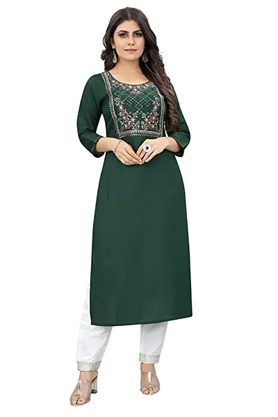 A-Line Blend Kurta For Women