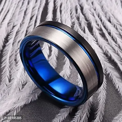 Qui Qui Stainless Steel Ring / Thumb Ring Band for Men (Size 12 Large)-thumb3