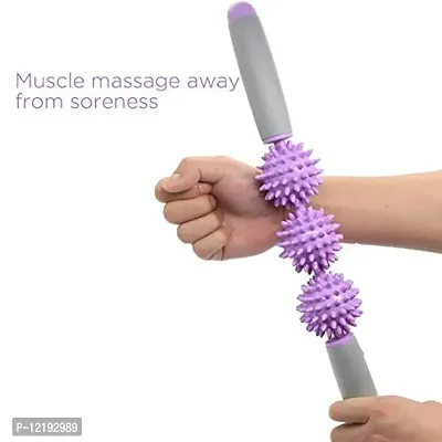 Muscle Roller Leg Massager - Stick for Athletes - Deep Tissue, Trigger Points, Cramps, Quads, Calf & Hamstring Tightness, Myofascial (M3 Small)-thumb5