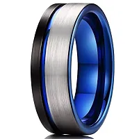 Qui Qui Stainless Steel Ring / Thumb Ring Band for Men (Size 12 Large)-thumb1