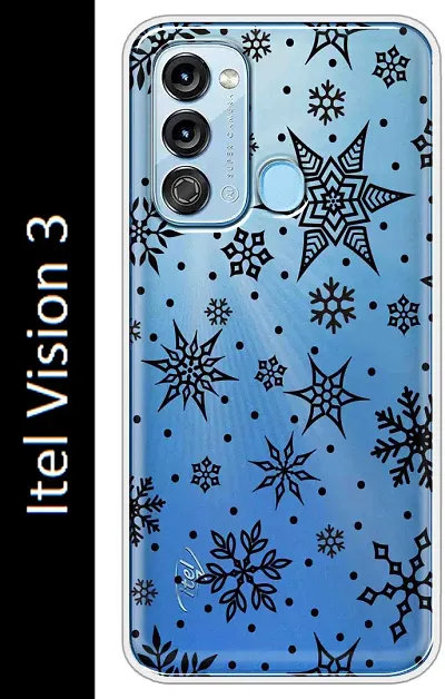 Designer Mobile Silicon Back Cover For Itel Vision 3