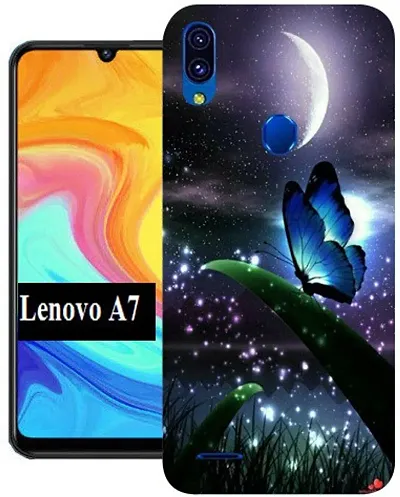 Designer Mobile Silicon Back Cover For Lenovo A7