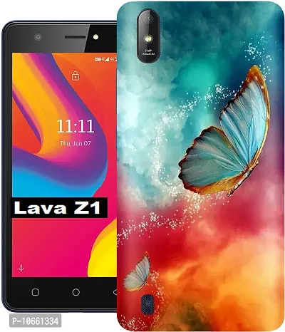 Designer Mobile Silicon Back Cover For Lava Z1-thumb0