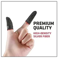 Premium Quality Breathable PUBG Mobile Gaming Finger Sleeves Pack of 3 (6 Sleeves)-thumb2