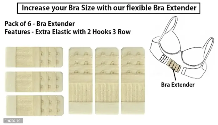 Buy Bra Hook Extender - 2 Hook - 3 Eye (with Extra Elastic) Save