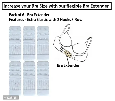 Bra Hook Extender-1 Hook - 3 Eye (with Extra Elastic) Save Your Bra  Increase Band Length-Bra Extensions-Bra Extender Hook-Bra Hooks for  Women-Bra Hook