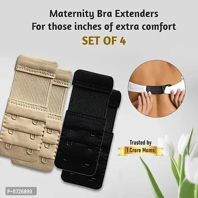 Bra Hook Extender - 2 Hook - 3 Eye (with Extra Elastic) Save Your Bra Increase Band Length_Bra Extensi-thumb2