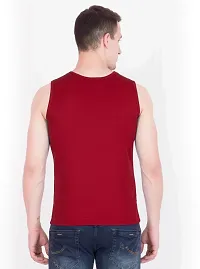 Stylish Multicoloured Polyester Round Neck Tees For Men Pack Of 2-thumb2