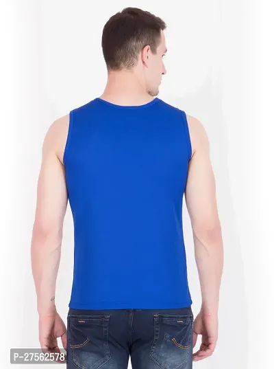 Stylish Blue Polyester Round Neck Tees For Men Pack Of 2-thumb5