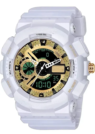 Espoir Compatible for Waterproof Watch Golden Dial Boy's and Men's Watch - 9094-5