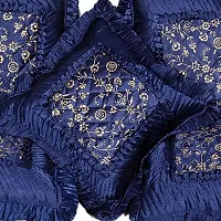Luxury Cushion Cover Set Of 5 (Blue)-thumb1