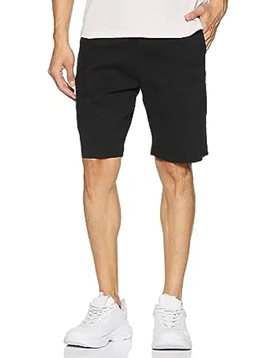 Stylish Fancy Solid Regular Shorts For Men