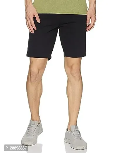 Stylish Fancy Cotton Solid Regular Shorts For Men