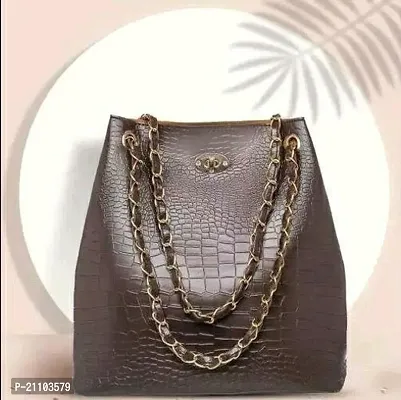 Stylish Leatherette Handbag For Women