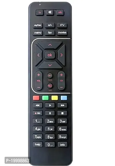 Airtel DTH Remote Compatible with SD and HD Recording Airtel Remote Controller  (Black)-thumb4