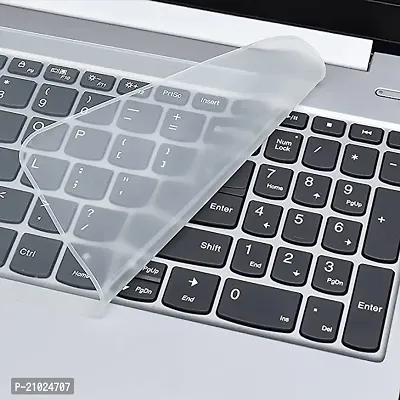 Diikon 15.6 Inch Keyboard Protector Dust Cover Keyboard Skin for Laptop Keyboard Guard (Transparent)-thumb0