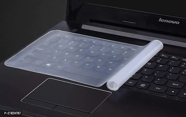Diikon 15.6 Inch Keyboard Protector Dust Cover Keyboard Skin for Laptop Keyboard Guard (Transparent)-thumb4