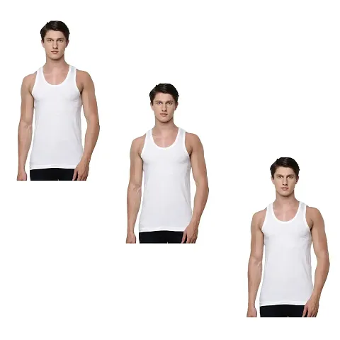 Men Vest Sleeveless Undershirts Baniyan For Pack of 4