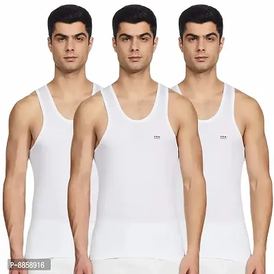 Men Cotton Vest, Sleeveless Undershirts Baniyan For  Pack Of 3