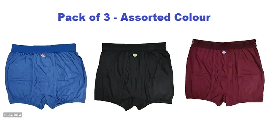 Mens Trunk Assorted Colour Pack Of 3