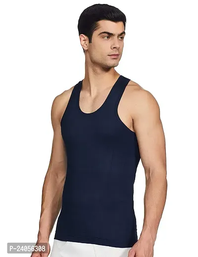 Mens Colour Vest Cotton Sleevless Pack Of 5-thumb2