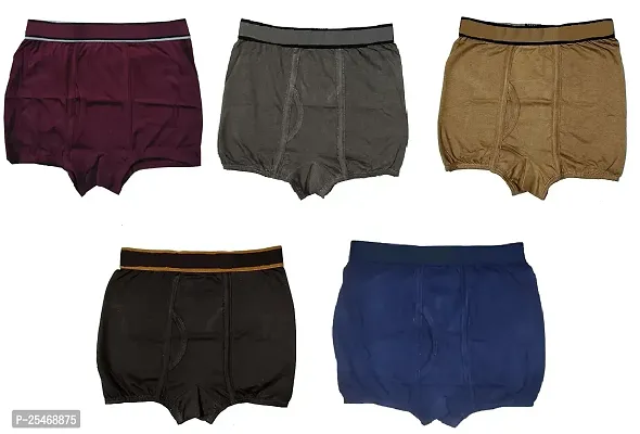 Underwear for Men / Boys Mini Trunk Combo Pack Of 5 (Assorted Colour)-thumb0