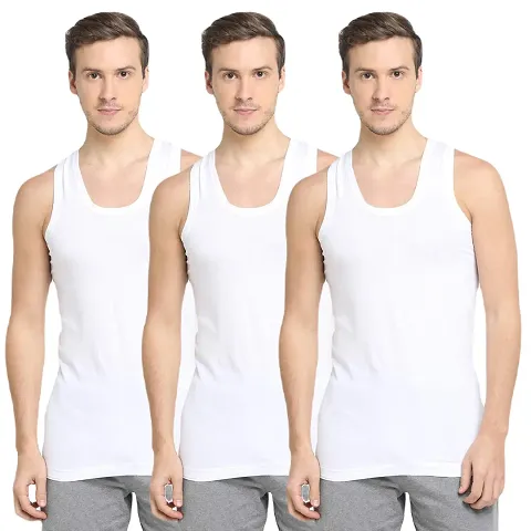 Branded Men's Vest - Sleeveless Sando Baniyan (Pack of 4)