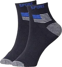 Socks for Men  Women Unisex Stylish Designer Ankle Length Socks - Pack of 12-thumb1