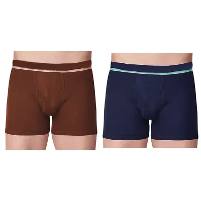Mens Long Trunk Assorted Colour Pack Of 2