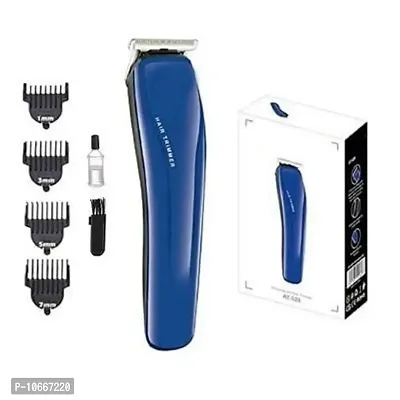 VOB H-TC Beard Trimmer HT-528 for Men And Hair Trimmer for Men Professional Beard Trimmer For Man with 4 Trimming Combs 45 Min Cordless UseTrimmer for men ( Blue )