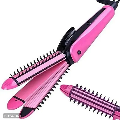 3 In 1 Professional Straightener Crimper Roller Hair Styler For Women(Multi-Colour)-thumb0