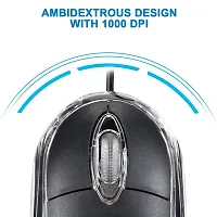 Trendy USB Mouse 1000-DPI (Black)-thumb3