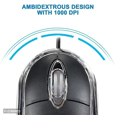 Trendy USB Mouse 1000-DPI (Black)-thumb4