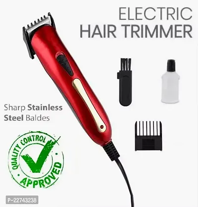 Heavy Duty Electric Beard And Mustache Trimmer For Men Direct Electric Power Trimmer Non-Rechargeable Trimmer, Pack of 1 (Multicolor)-thumb0