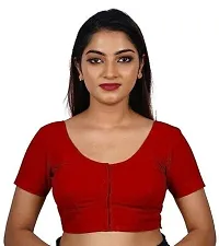 Stylish Multicoloured Cotton Daily Wear Readymade Blouse For Women (Pack Of 5)-thumb2