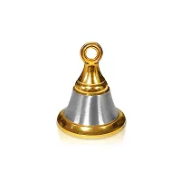 Adhvik Traditional Brass (Medium 3 No ) Hanging Puja Pooja  Other Rituals Bell Ghanti for House  Temple Poojan Purpose Spiritual Gift Item (Pack Of 1)-thumb3