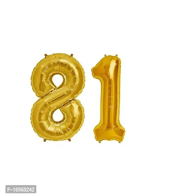 81 Number Birthday Party Decoration/Birthday suppliers /Birthday Decoration Foil