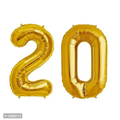 20 Number Birthday Party Decoration/Birthday suppliers /Birthday Decoration Foil-thumb0