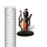 Adhvik Ram Lalla 3d Idol Ayodhya Mdf Wooden Murti Statue God Stand For car Dashboard-thumb4